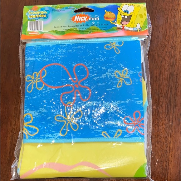 Vintage Spongebob Squarepants BBQ Barbecue Apron NEW Nickelodeon - Picture 2 of 3